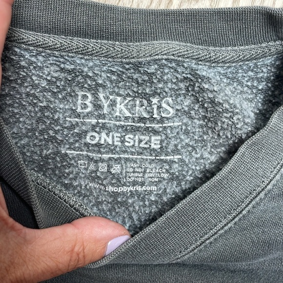 Charcoal gray “Self Love is Cool” one size Fits All sweatshirt - Picture 2 of 3